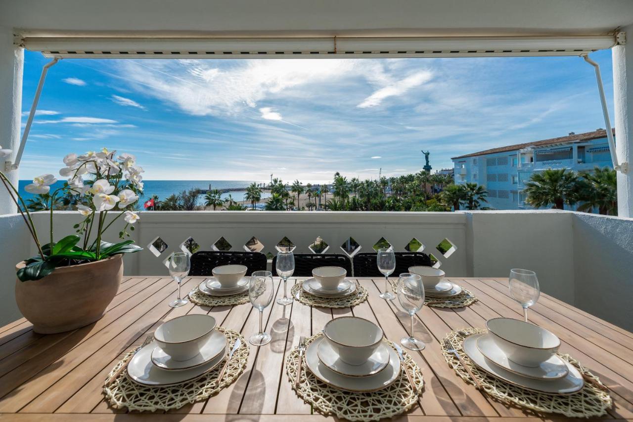 Vacation Marbella I Top 1 Puerto Banus Sea Front Rental, Renovated Eksteriør billede