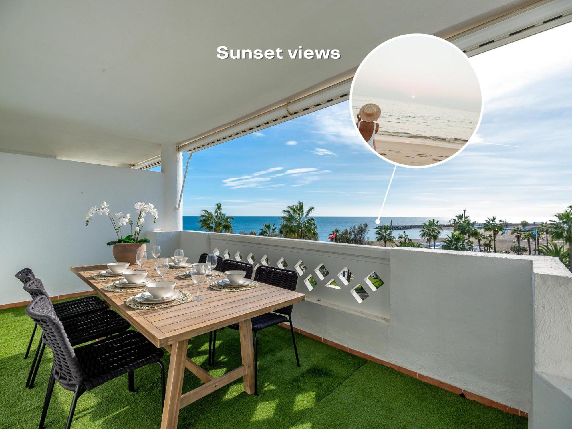 Vacation Marbella I Top 1 Puerto Banus Sea Front Rental, Renovated Eksteriør billede